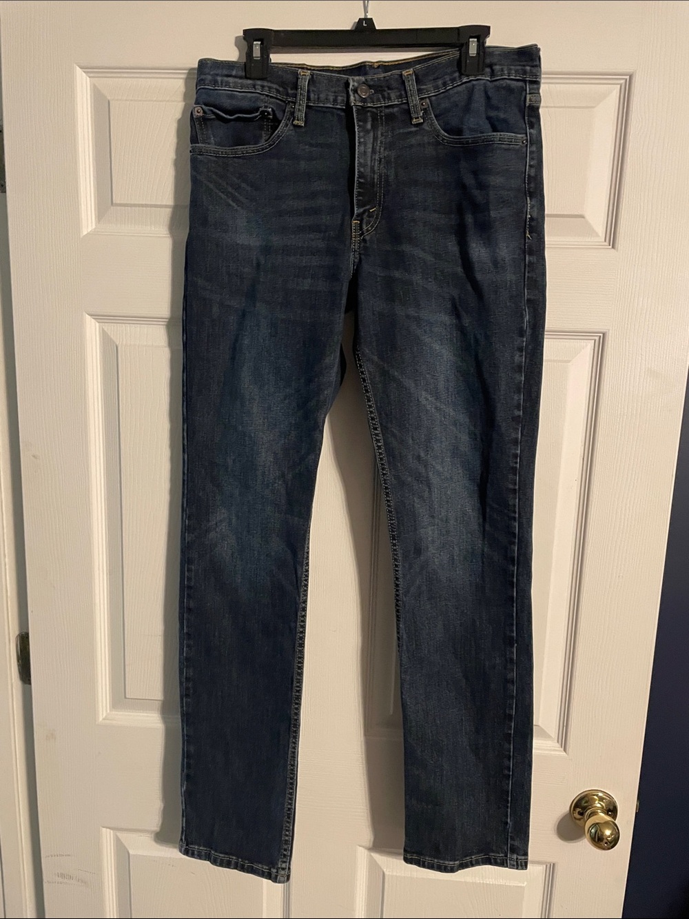 Levi's Men's Dark Blue Straight Jeans